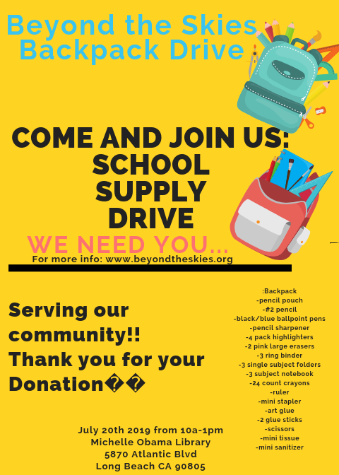 Backpack Drive Beyond The Skies Unlimited